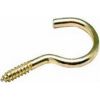 cup hook brass plated