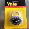 yale combination padlock v705 black