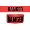 danger tape red