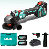 dca cord angle grinder adsm04 100em 100w cordless brushless 20v