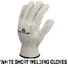 white short welding gloves