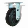 heavy duty rubber caster wheel fixed